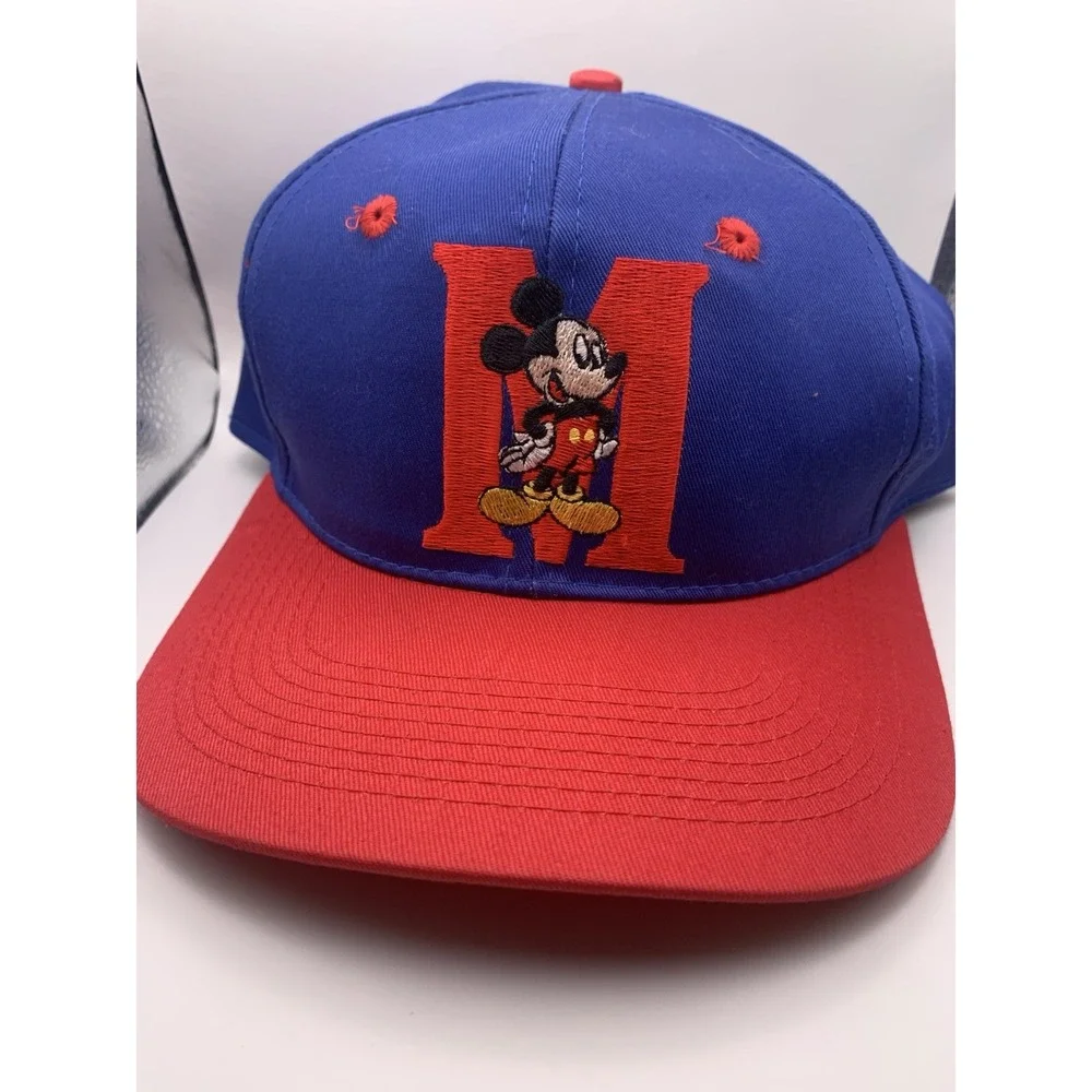Vintage Mickey Unlimited Disney Baseball Cap Retro Collectible Hat‎ Snapback 90s